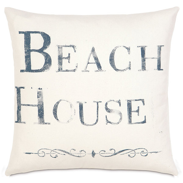 Eastern Accents Nautical Beach House Throw Pillow Cover & Insert